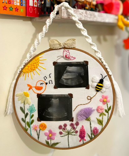 دیوارکوب گلدوزی قاب عکس پینترسی